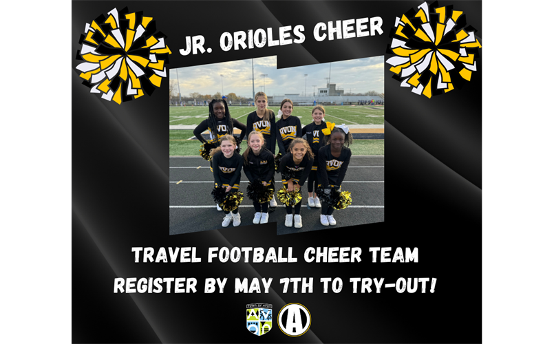 Jr. Orioles Travel Football Cheer Try-Outs!